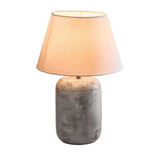 Concrete Effect Table Lamp