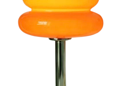 Lampe à poser orange rétro