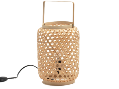 Lampe à poser bambou