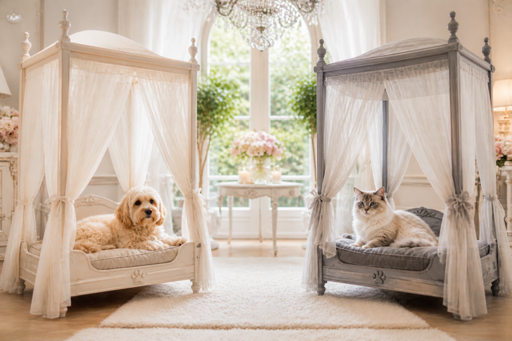 Lits baldaquin pour chiens et chats