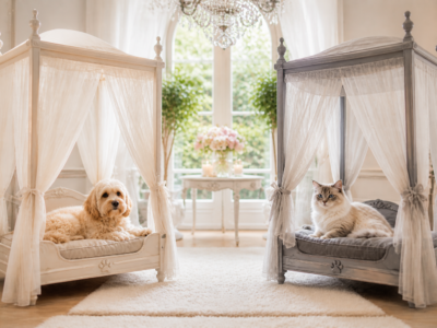 Lits baldaquin chien et chat