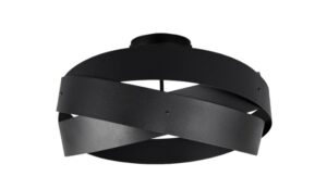 Modern Black Metal Ceiling Light