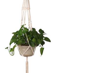 Portes plantes macramé