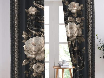Rideaux floraux