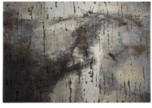Brown Tree Bark Effect Rug