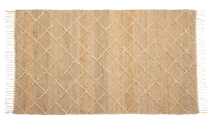 Natural Cotton and Wool Rug