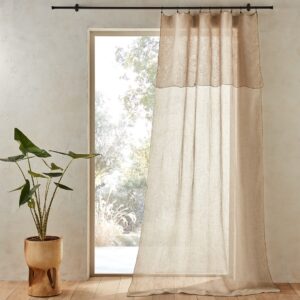 Natural Linen Sheer Curtains