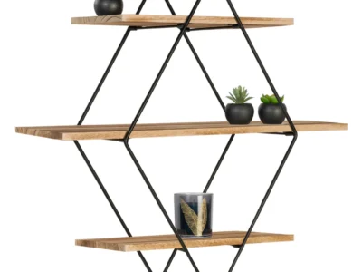 Etagère losange style industriel