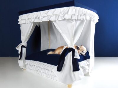 Lit baldaquin design pour chien et chat – modèle haut de gamme élégant