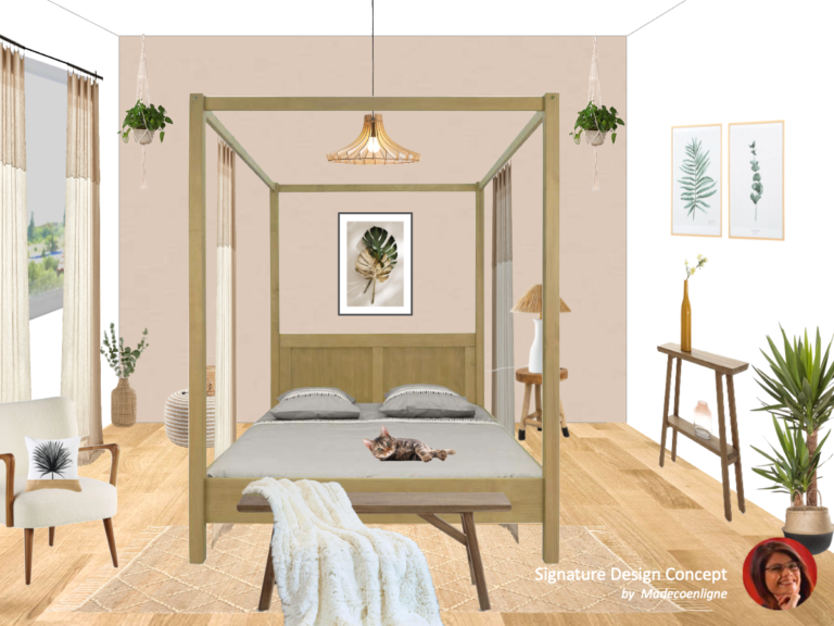 Boho canopy bedroom