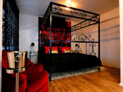 Chambre quadruple vue sur jardin